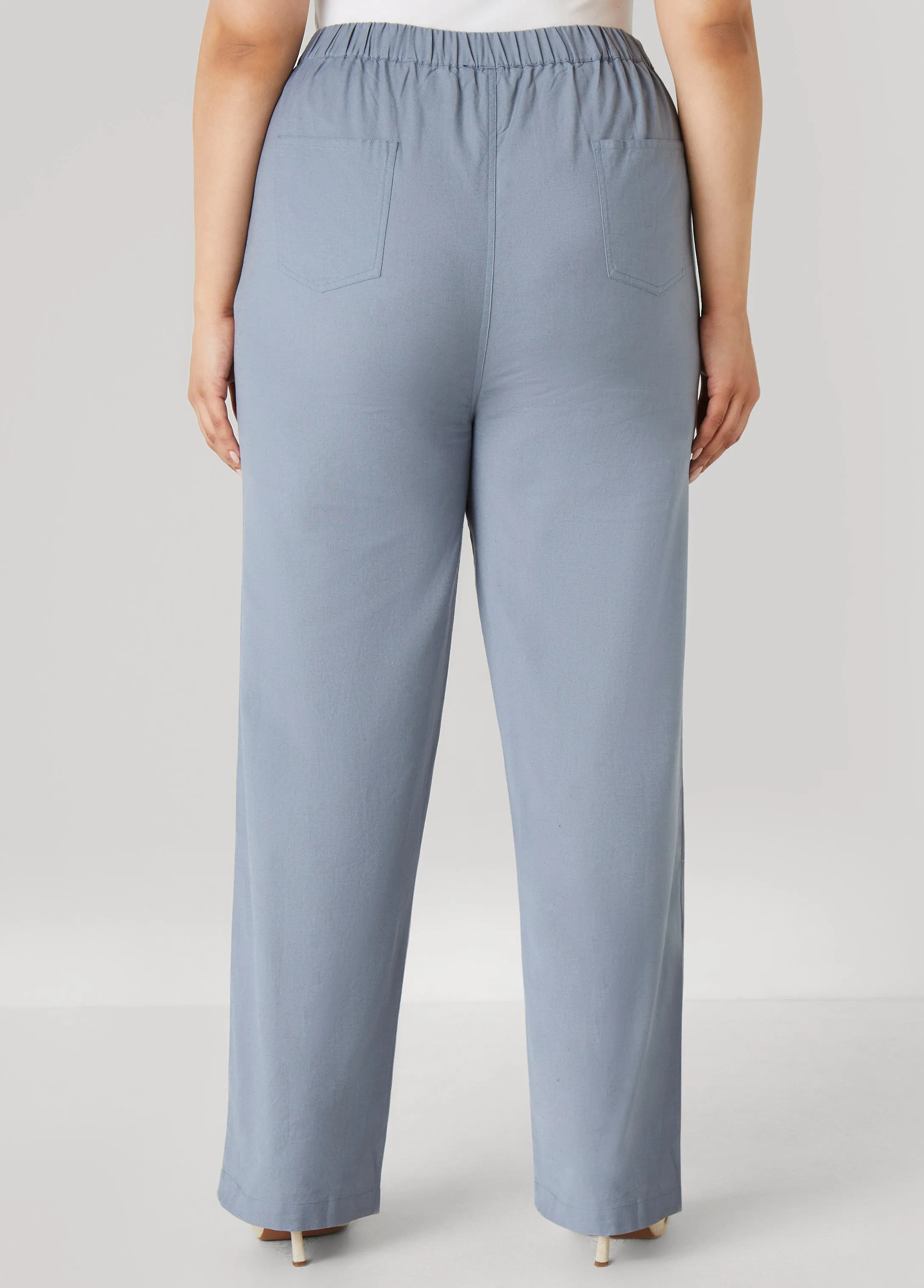 Cotton And Linen Pants sold by Ashley Stewart product image thumbnail 2