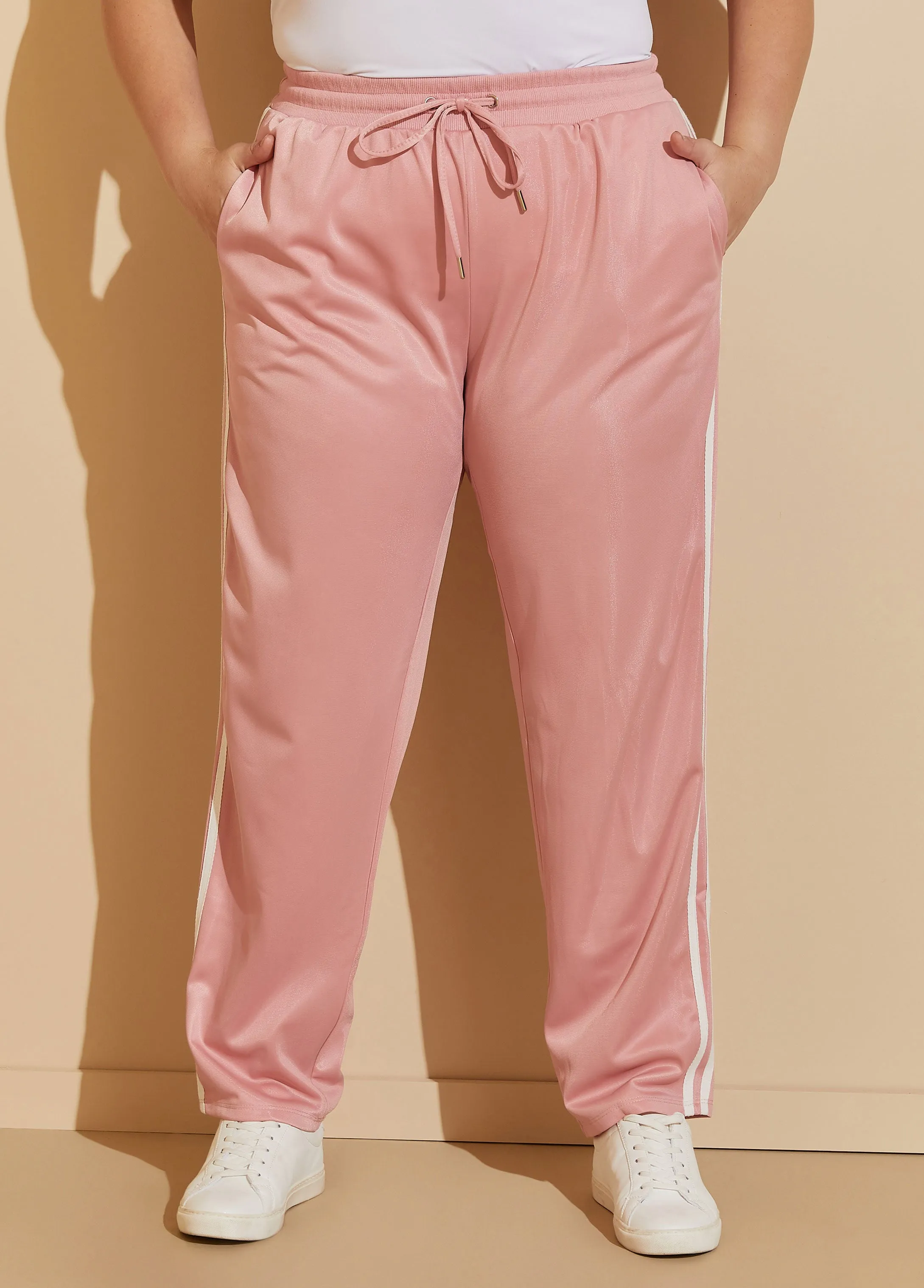 Striped Track Pants sold by Ashley Stewart product image thumbnail 2