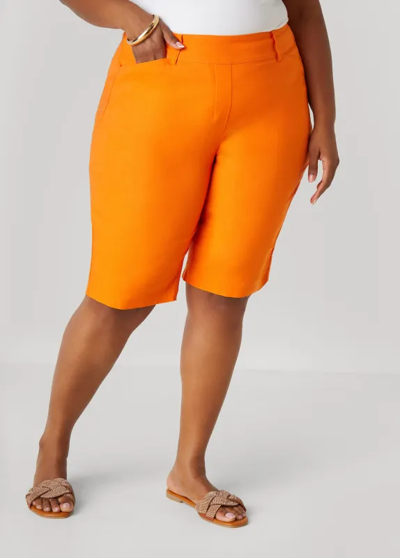 Millennium High Rise Bermuda Shorts sold by Ashley Stewart