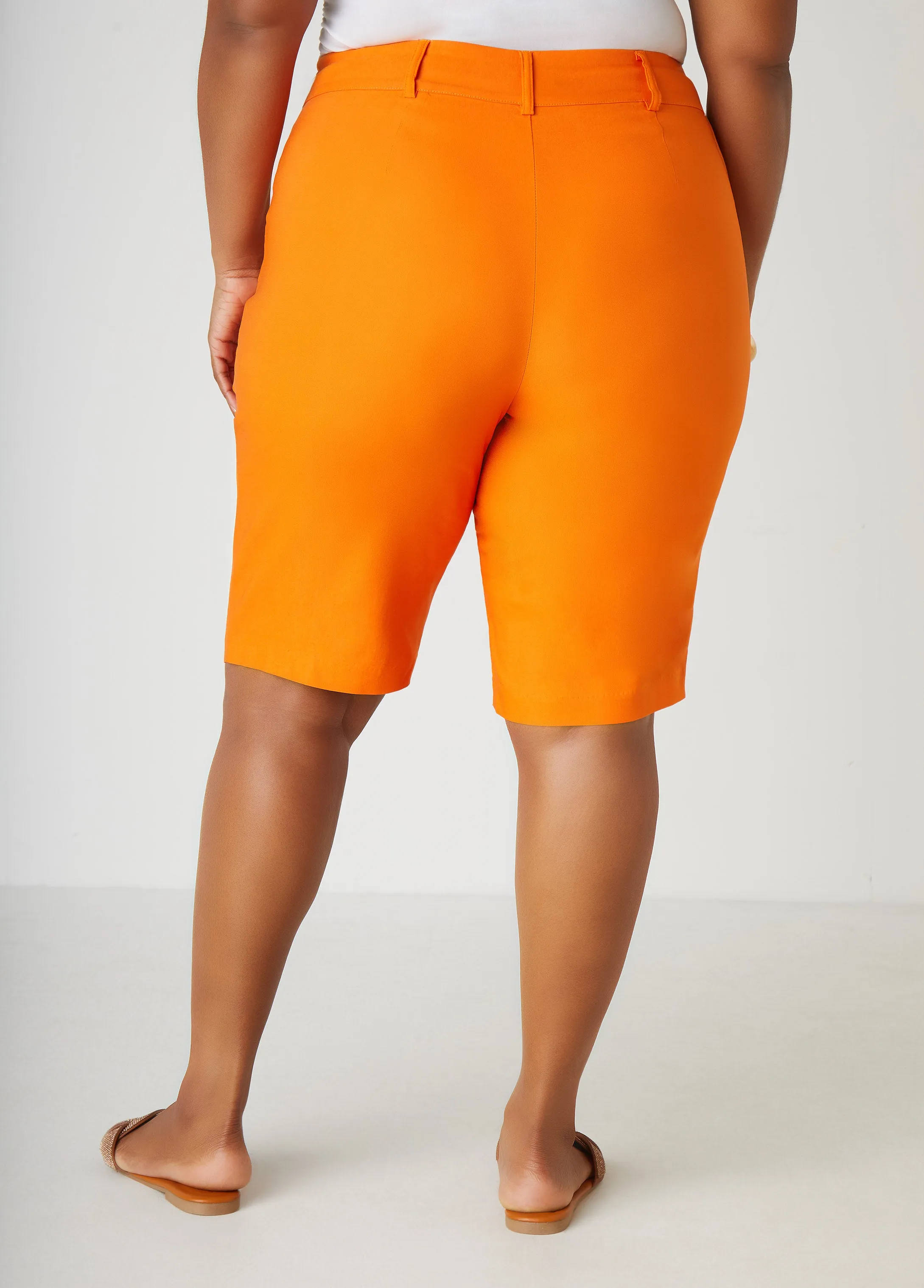 Millennium High Rise Bermuda Shorts sold by Ashley Stewart product image thumbnail 2