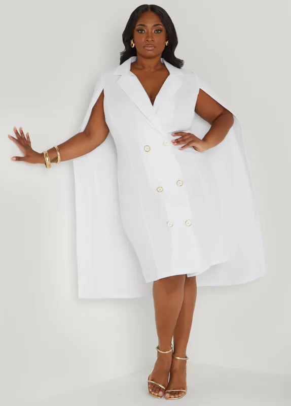 Cape Blazer Dress sold by Ashley Stewart