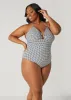 Betsey Johnson Gingham Swimsuit sold by Ashley Stewart
