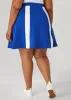 Stripe Trimmed Tennis Skirt sold by Ashley Stewart