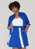 Stripe Trimmed Tennis Skirt sold by Ashley Stewart