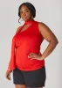 One Shoulder Scarf Neck Top sold by Ashley Stewart
