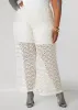 Wide Leg Lace Pants sold by Ashley Stewart