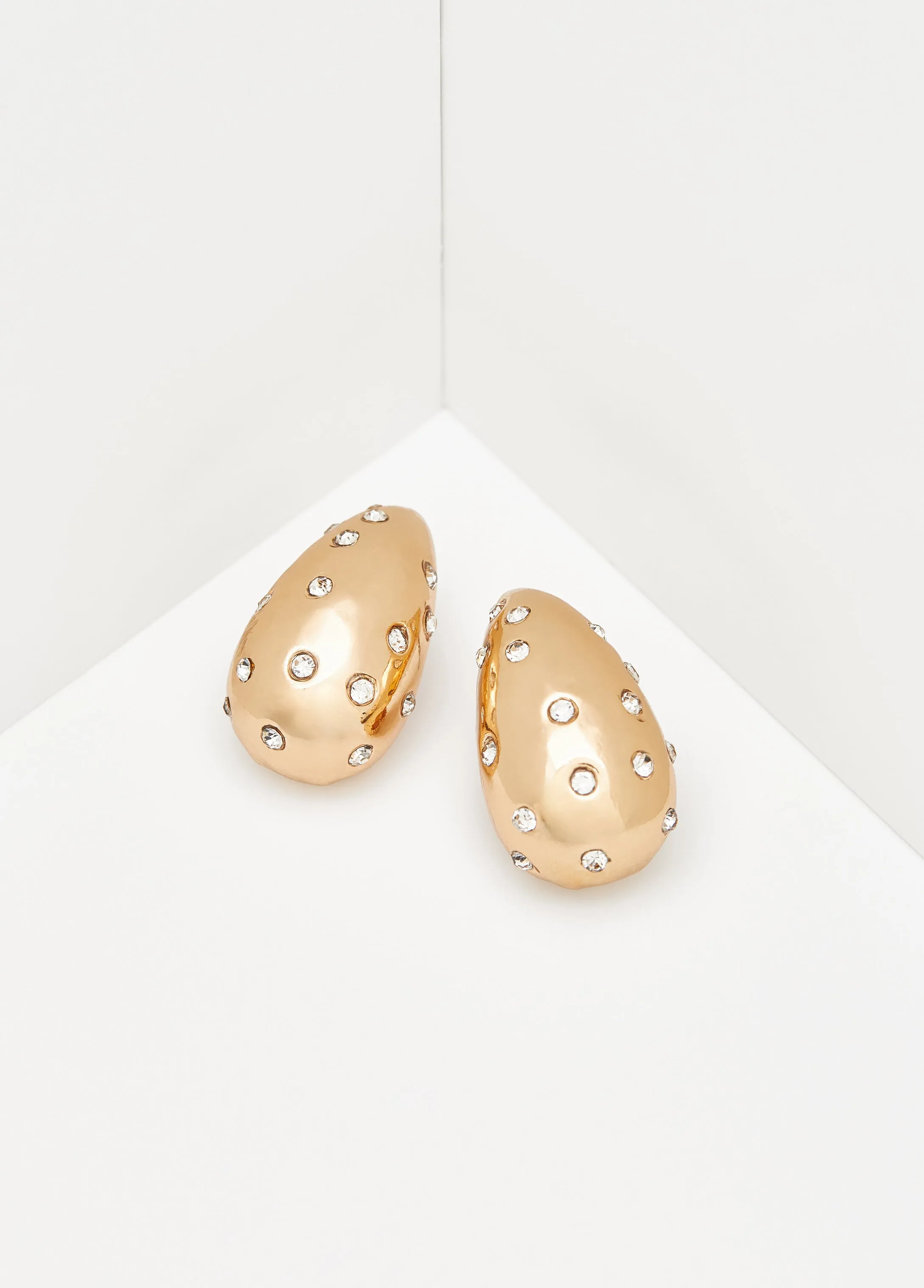 Crystal Teardrop Earrings sold by Ashley Stewart product image thumbnail 2