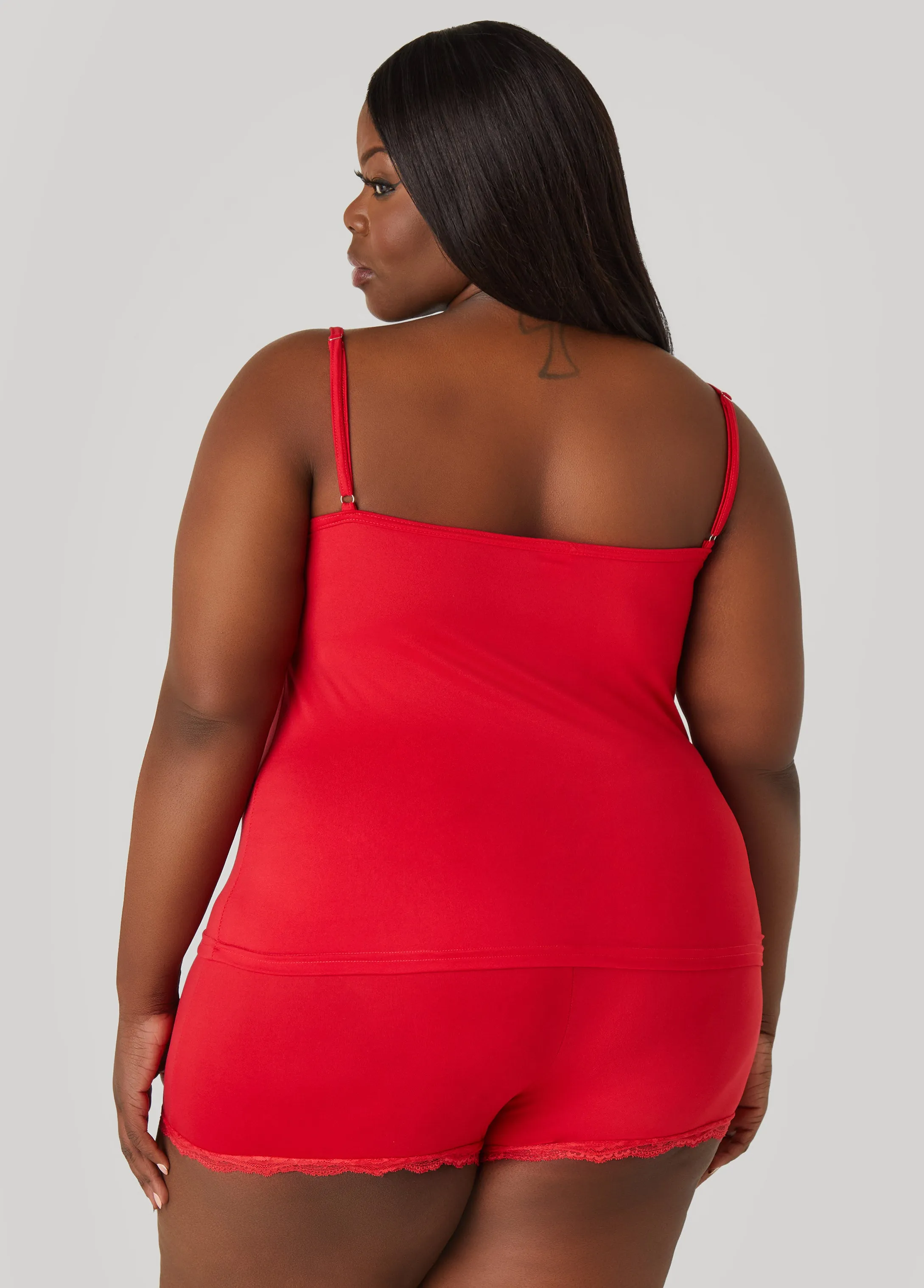 Love To Sleep Lace Trimmed 3 Pc Set sold by Ashley Stewart product image thumbnail 5