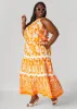 One Shoulder Floral Top sold by Ashley Stewart