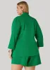 Open Front Cuffed Blazer sold by Ashley Stewart