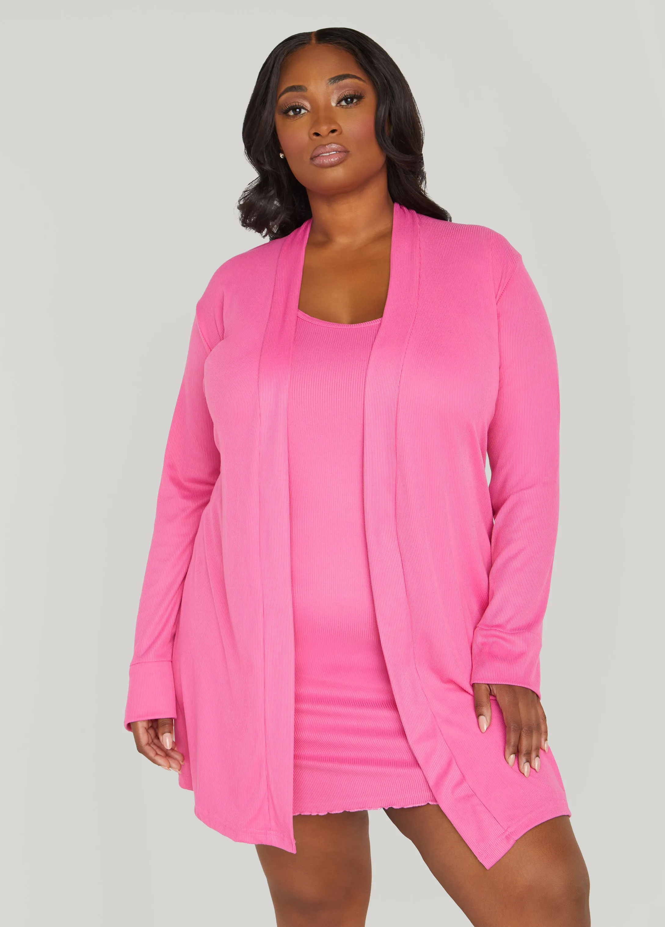 Love To Sleep Two Pc Robe Set sold by Ashley Stewart product image thumbnail 3