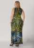 Tribal Print Maxi Dress sold by Ashley Stewart