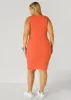 V Neck Ribbed Tank Dress sold by Ashley Stewart