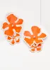 Painted Flower Earrings sold by Ashley Stewart