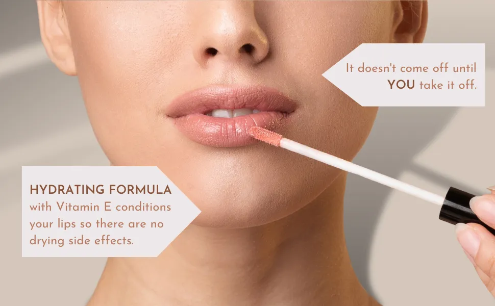 Amber Stay Put Matte Lip Cream | Stunning Kiss-Proof Lipstick sold by Ashley Stewart product image thumbnail 3