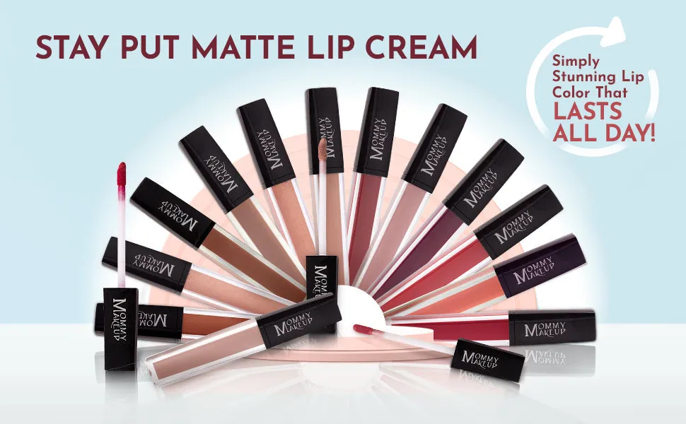 Amber Stay Put Matte Lip Cream | Stunning Kiss-Proof Lipstick sold by Ashley Stewart product image thumbnail 4