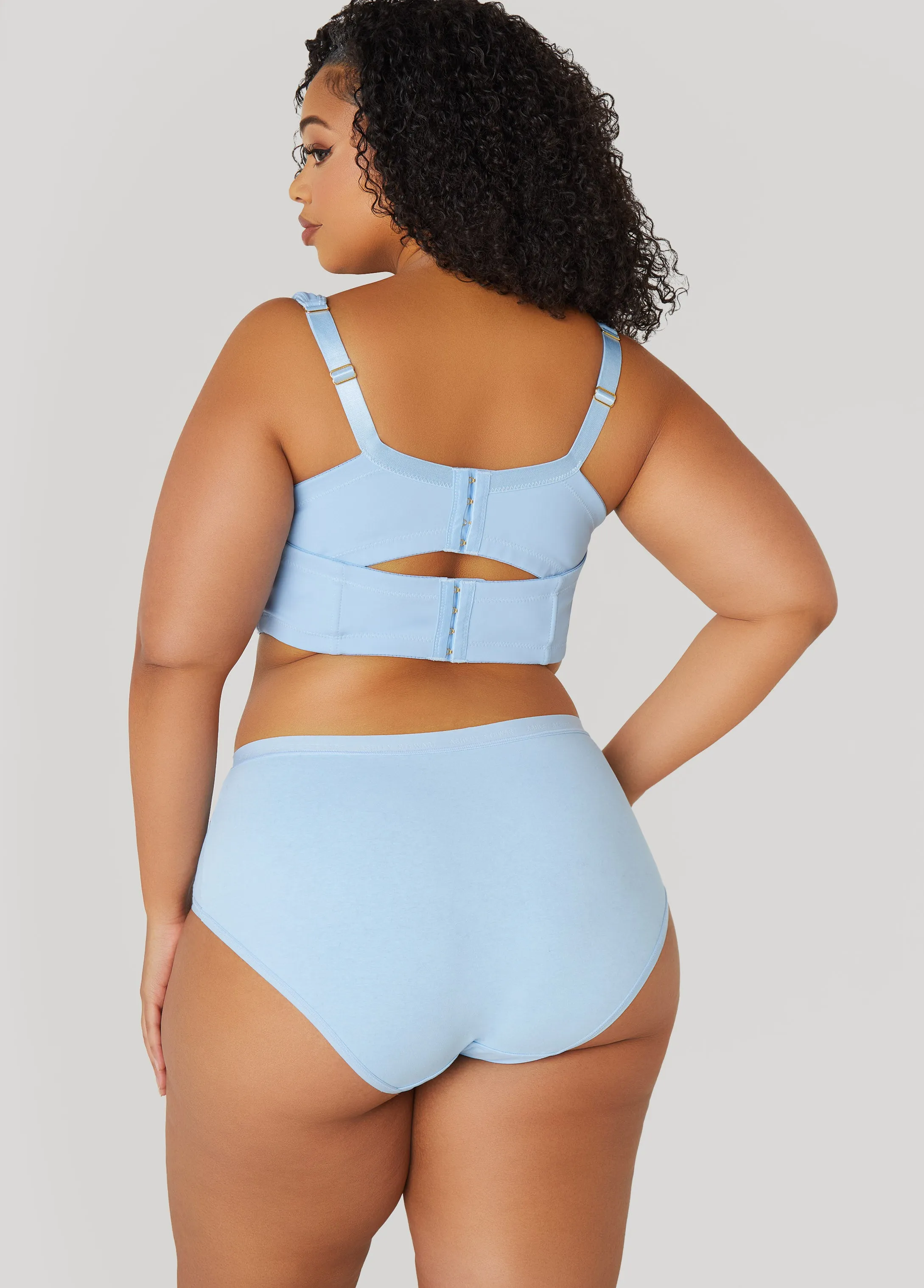 Logo Cotton Blend Briefs sold by Ashley Stewart product image thumbnail 2