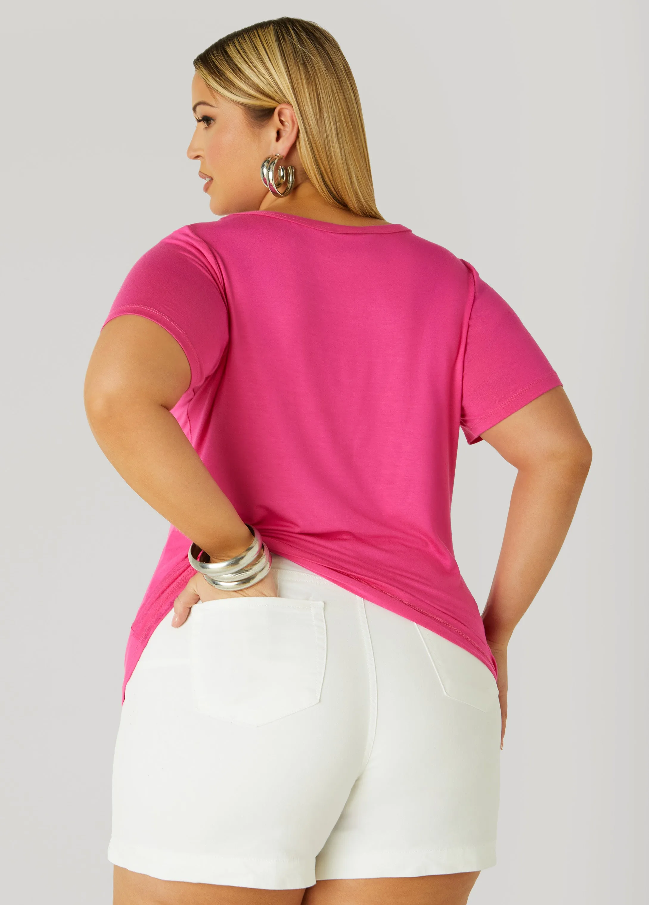 Queen Crystal Tee sold by Ashley Stewart product image thumbnail 2