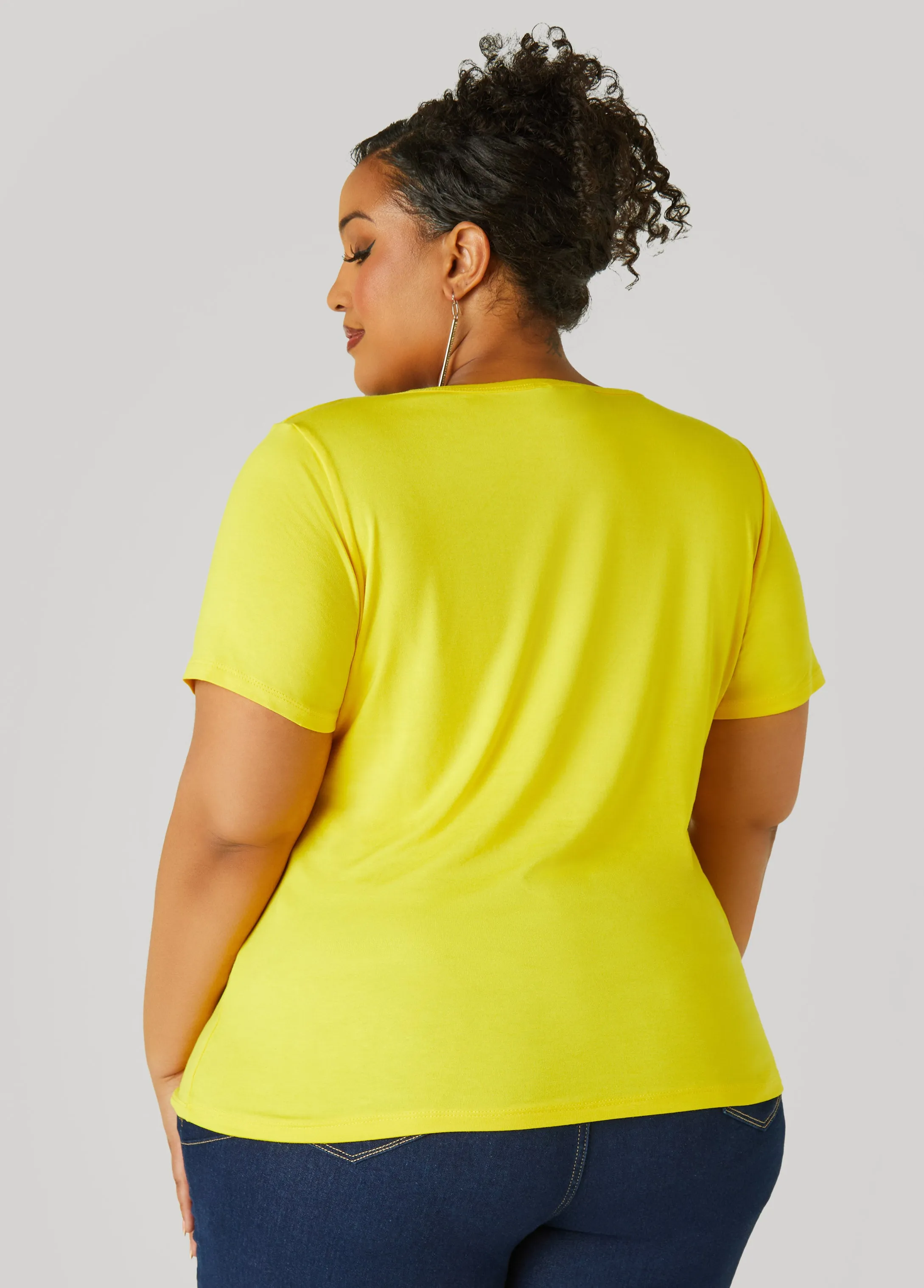 Birthday Diva Crystal Tee sold by Ashley Stewart product image thumbnail 2