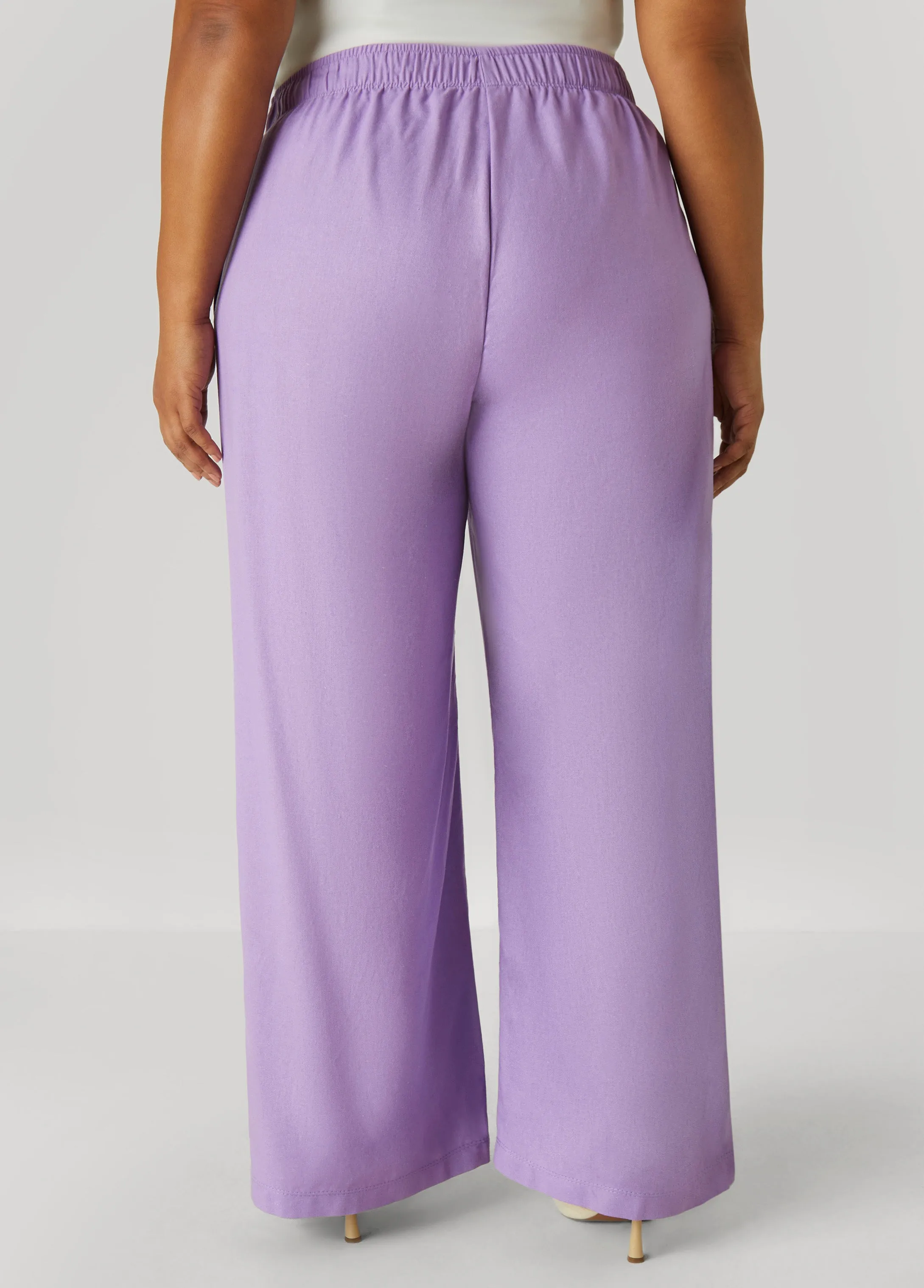 High Waist Wide Leg Pants sold by Ashley Stewart product image thumbnail 2