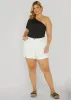 Textured One Shoulder Top sold by Ashley Stewart