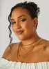 Tiered Gold Tone Necklace Set sold by Ashley Stewart