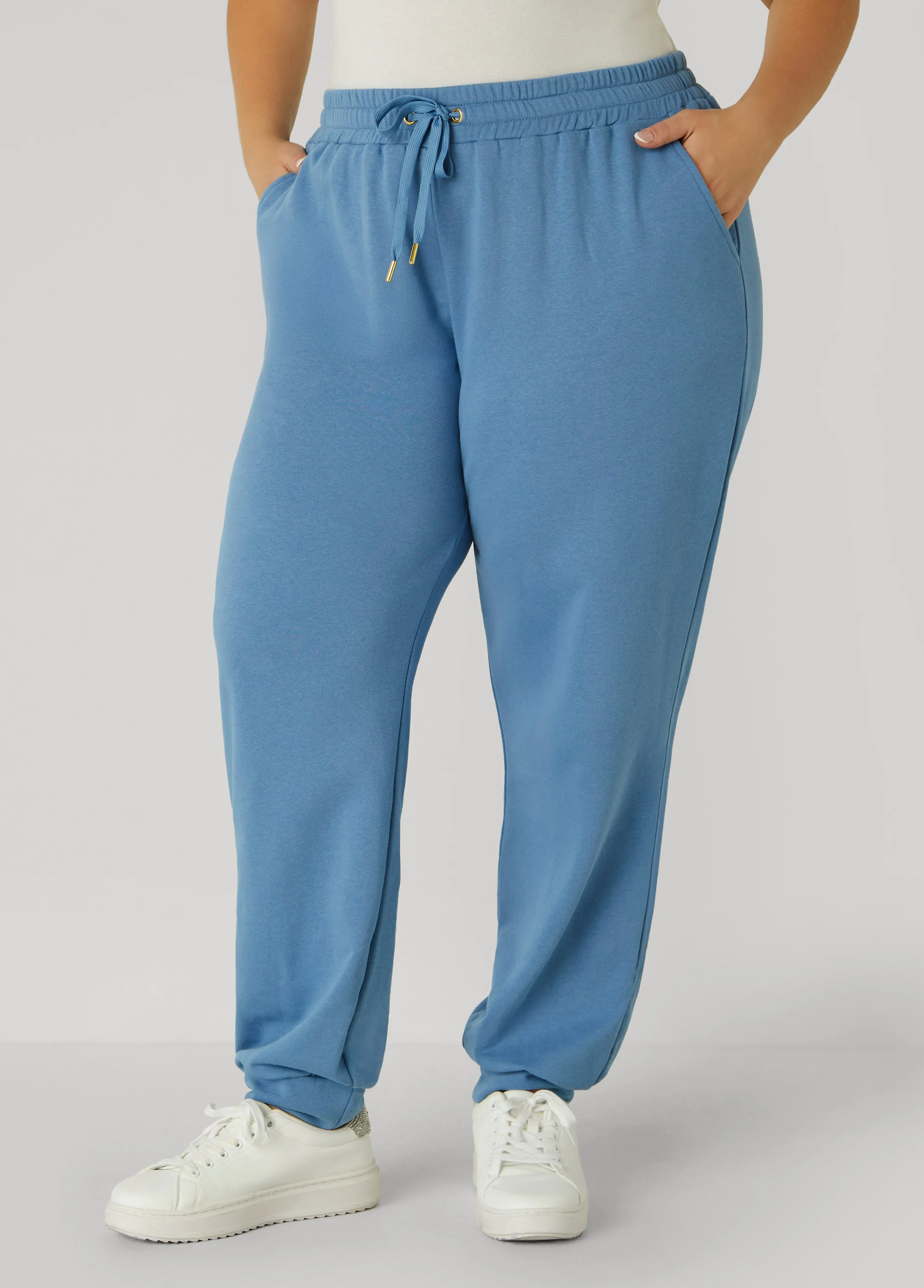 Mid Rise French Terry Joggers sold by Ashley Stewart product image thumbnail 3