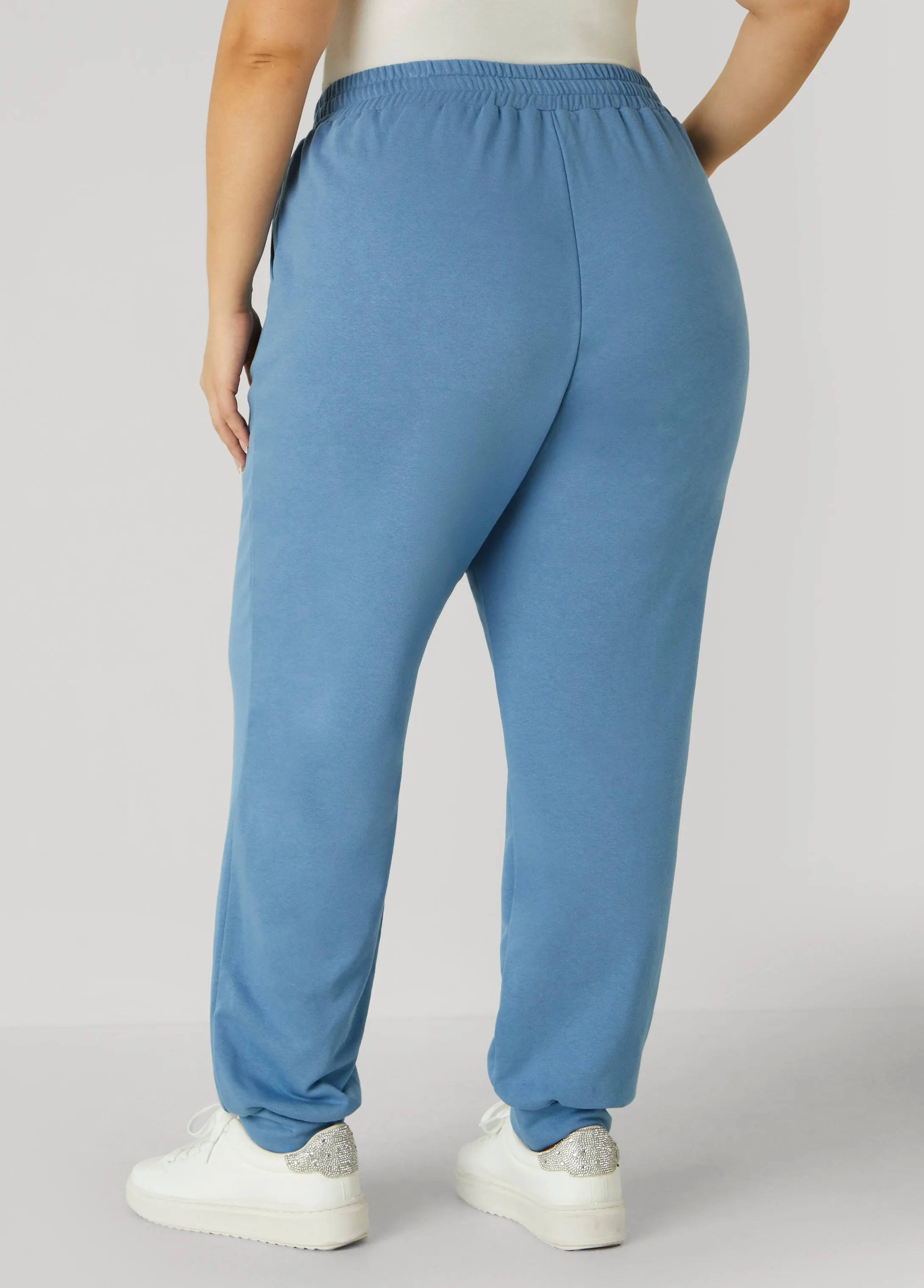 Mid Rise French Terry Joggers sold by Ashley Stewart product image thumbnail 2