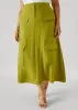 Textured Maxi Cargo Skirt sold by Ashley Stewart