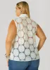 Floral Embroidered Mesh Shirt sold by Ashley Stewart
