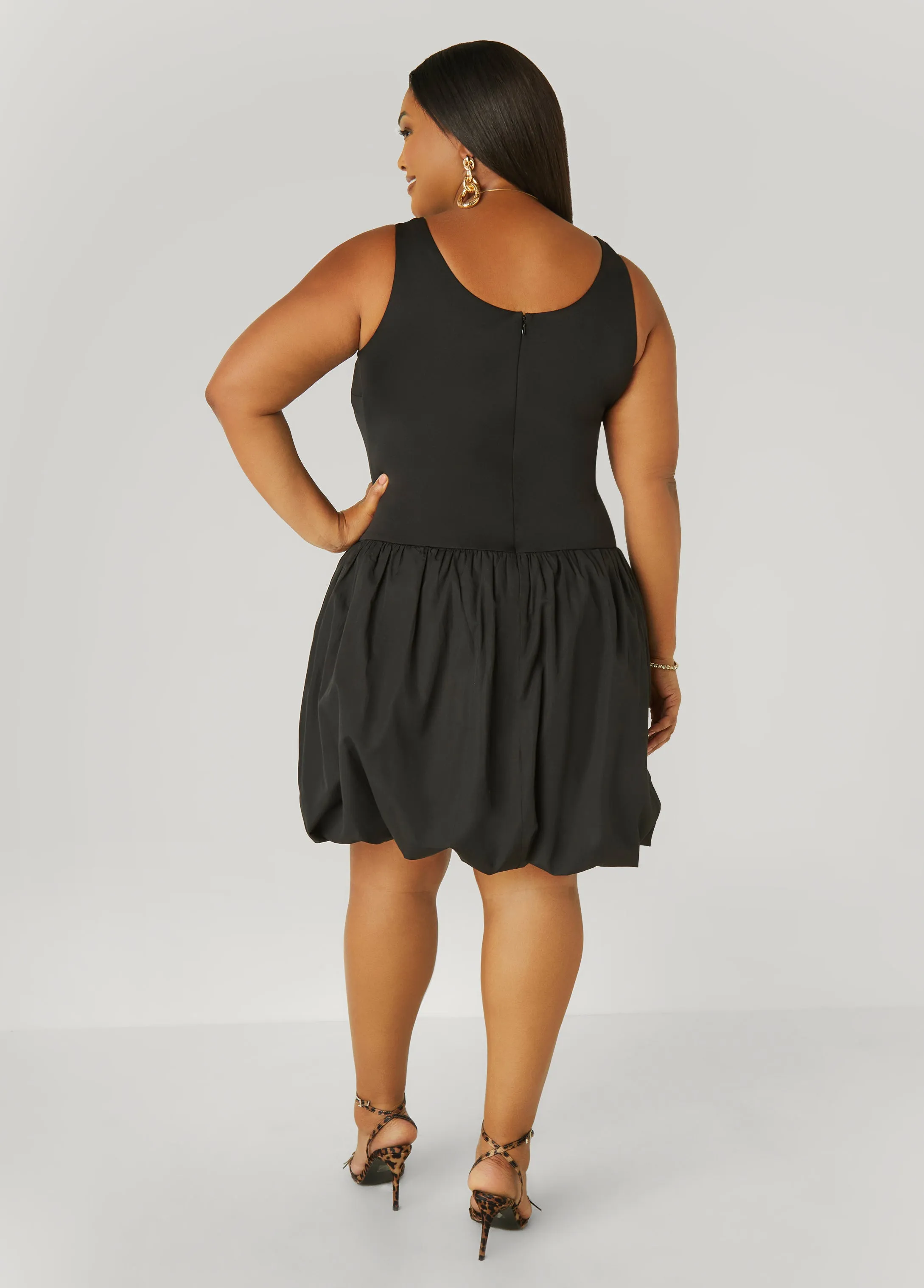 Tank Bubble Dress sold by Ashley Stewart product image thumbnail 2