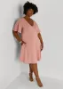 Flutter Sleeve A Line Dress sold by Ashley Stewart