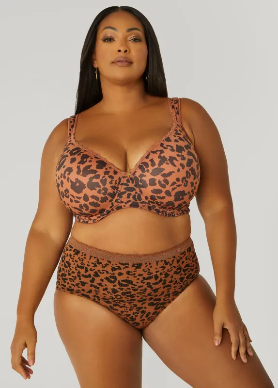 Seamless Leopard Briefs sold by Ashley Stewart