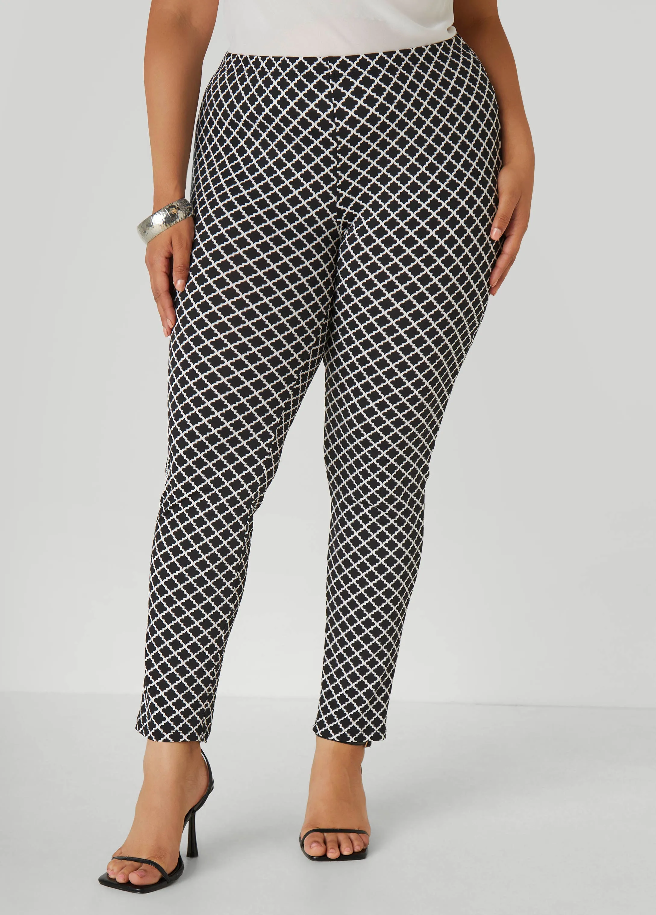 Printed High Rise Leggings sold by Ashley Stewart
