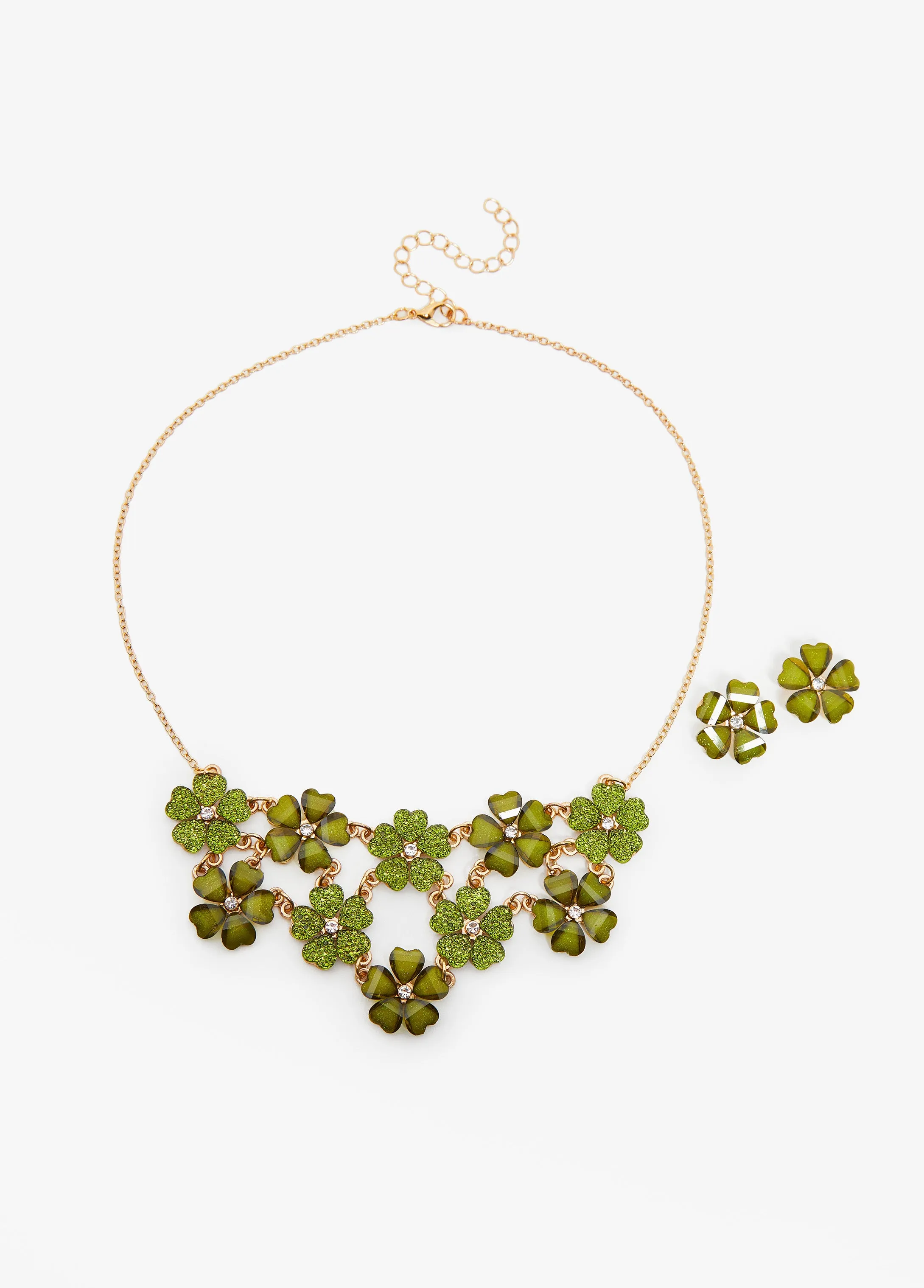 Flower Necklace Set sold by Ashley Stewart product image thumbnail 2