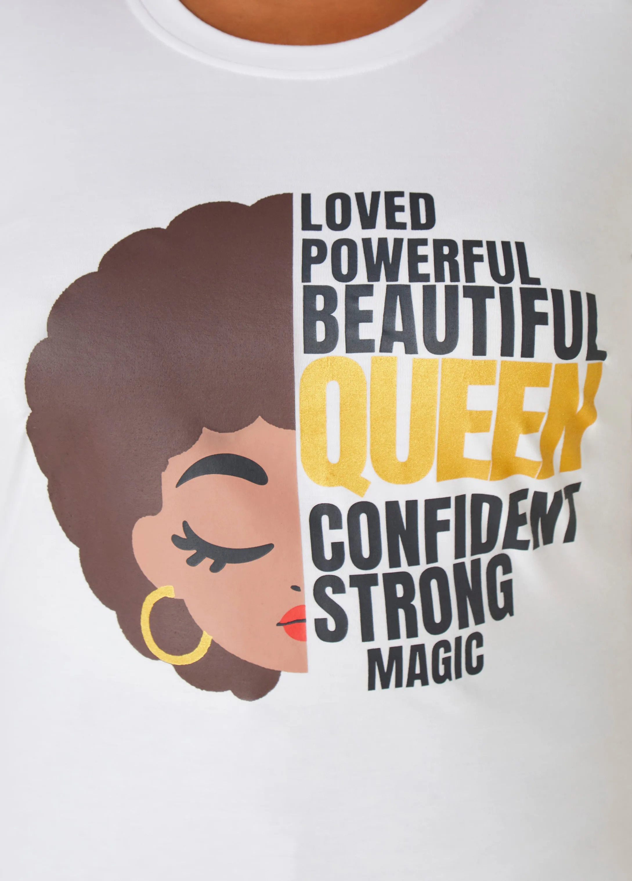 Queen Graphic Tee sold by Ashley Stewart product image thumbnail 4