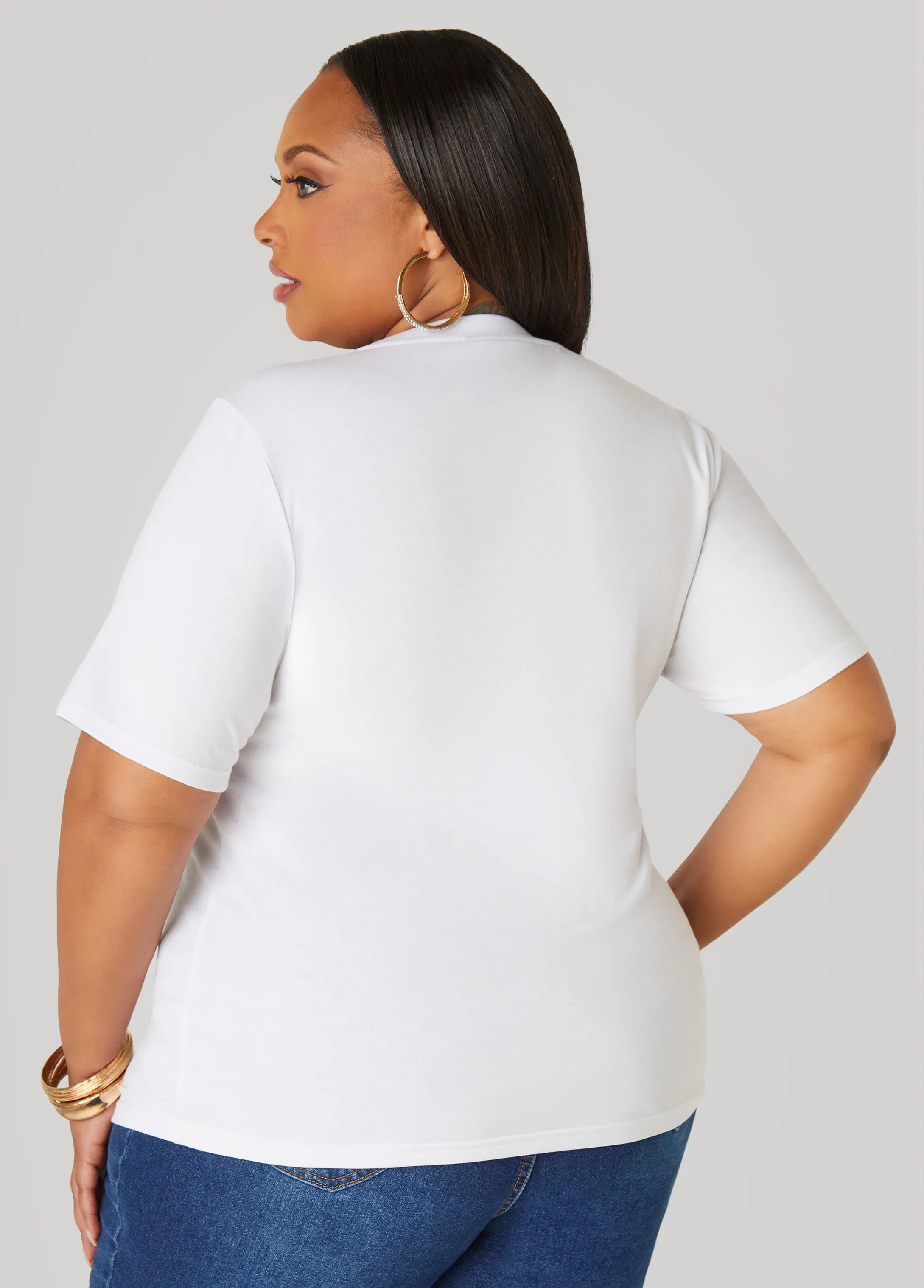 Queen Graphic Tee sold by Ashley Stewart product image thumbnail 2