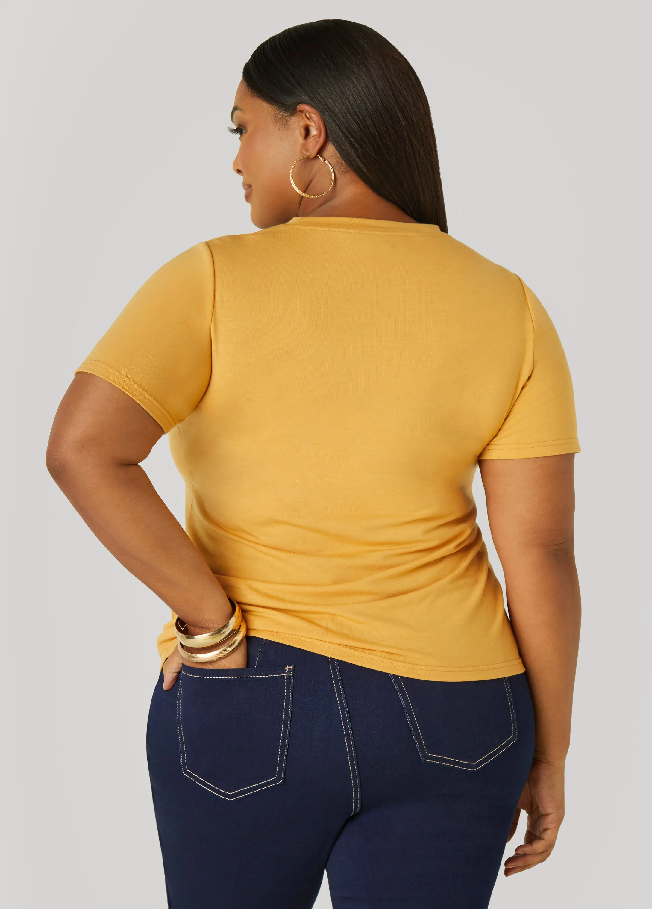 Its Okay Graphic Tee sold by Ashley Stewart product image thumbnail 2