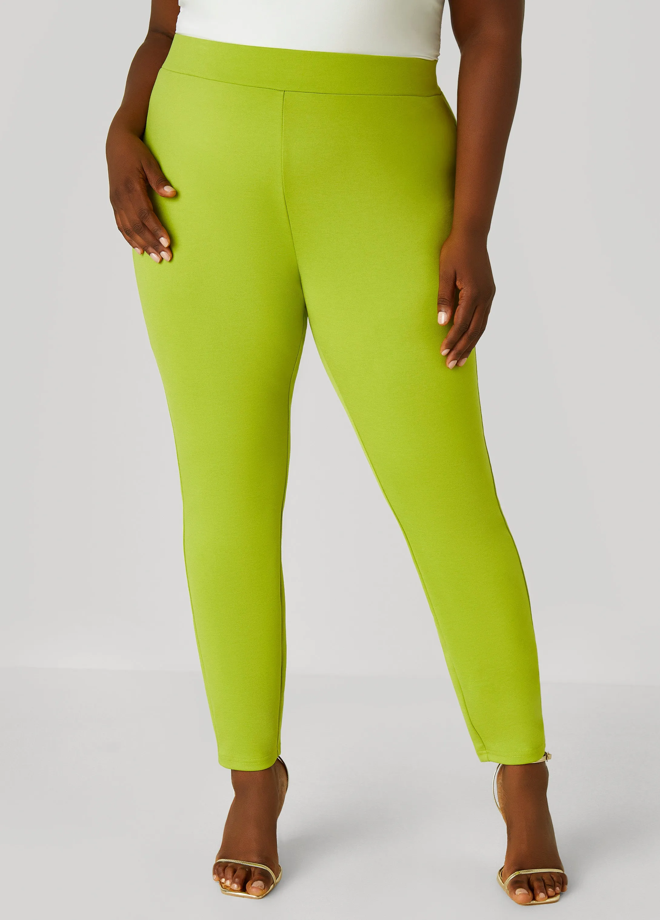 Ponte High Waist Pull On Leggings sold by Ashley Stewart