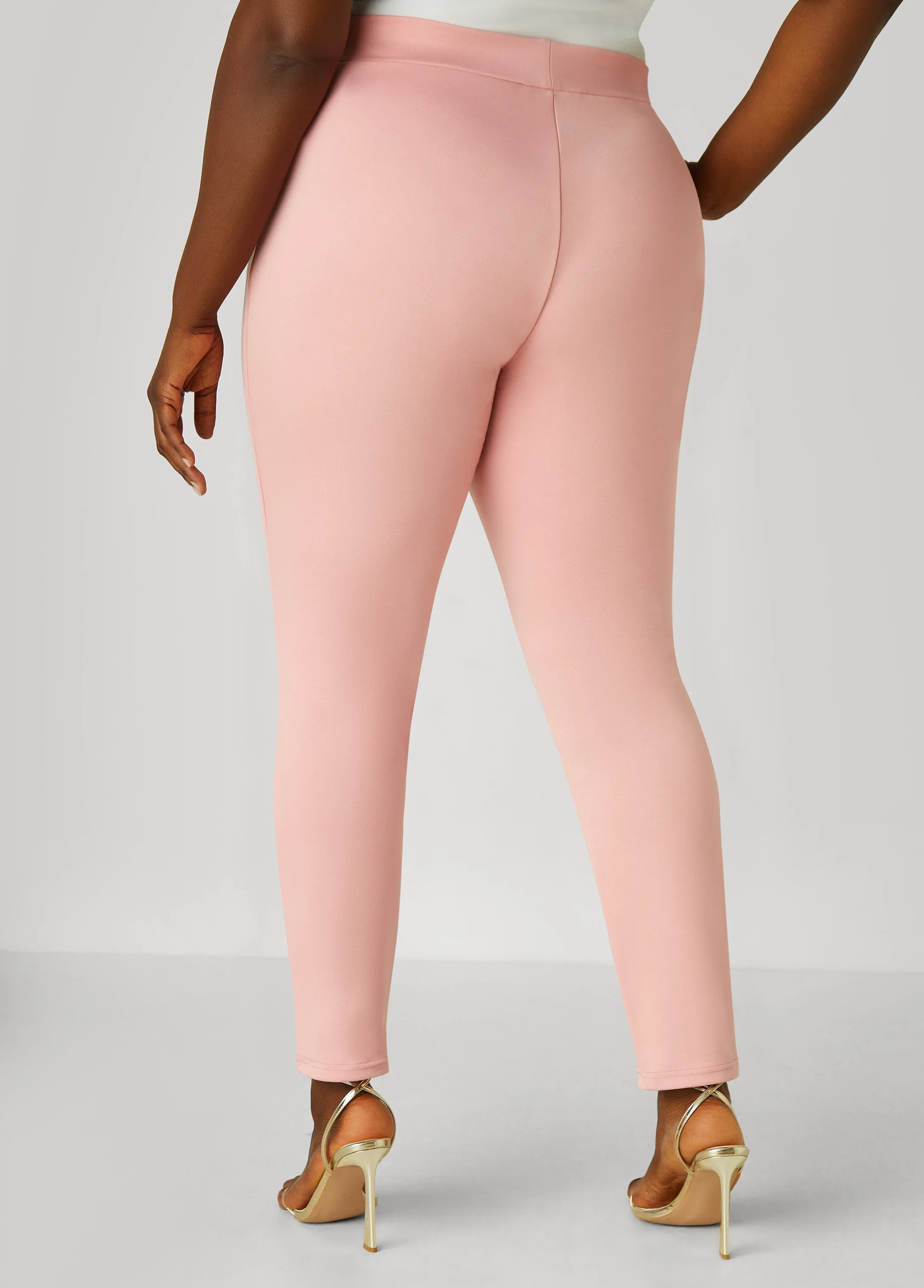 Ponte High Waist Pull On Leggings sold by Ashley Stewart product image thumbnail 5