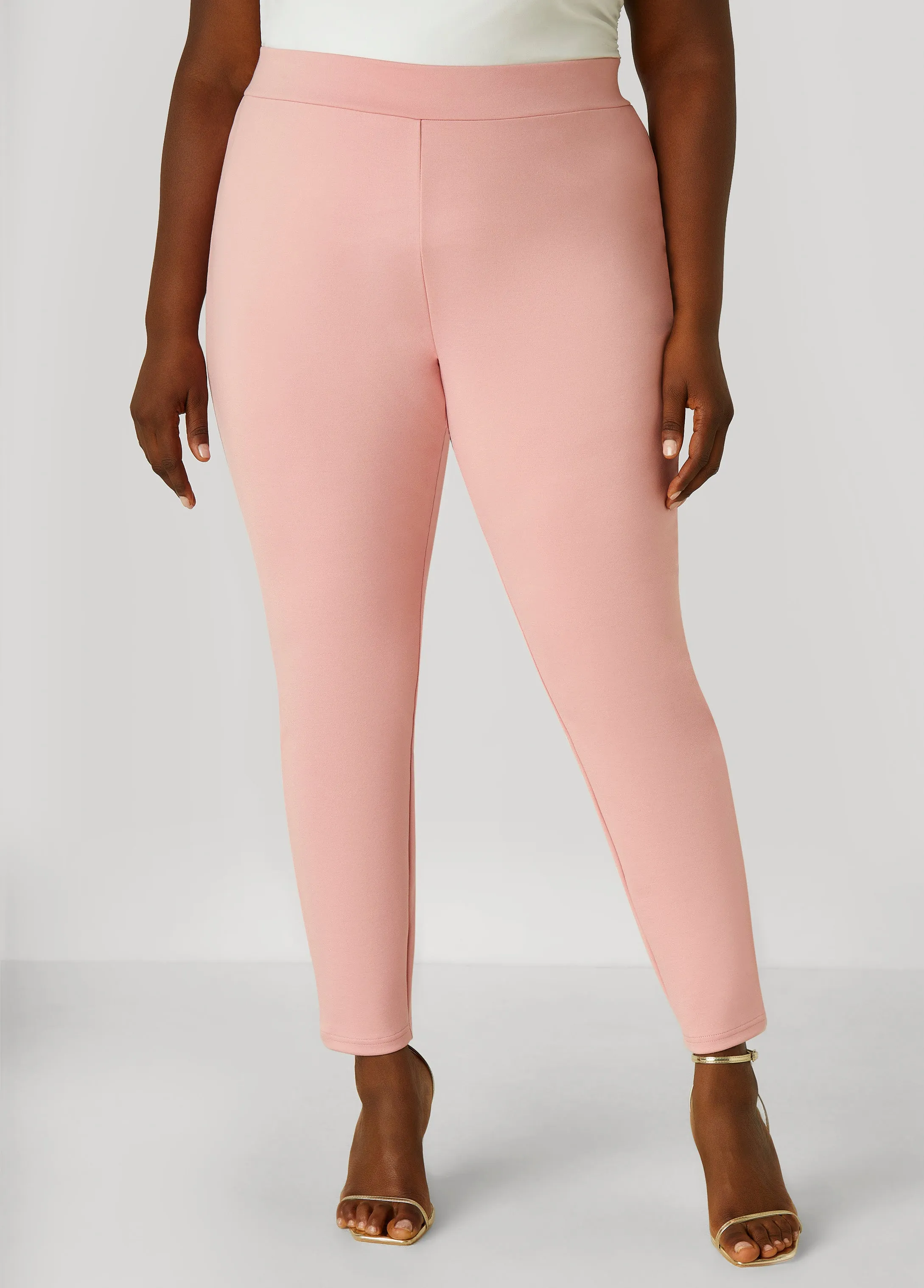 Ponte High Waist Pull On Leggings sold by Ashley Stewart product image thumbnail 4