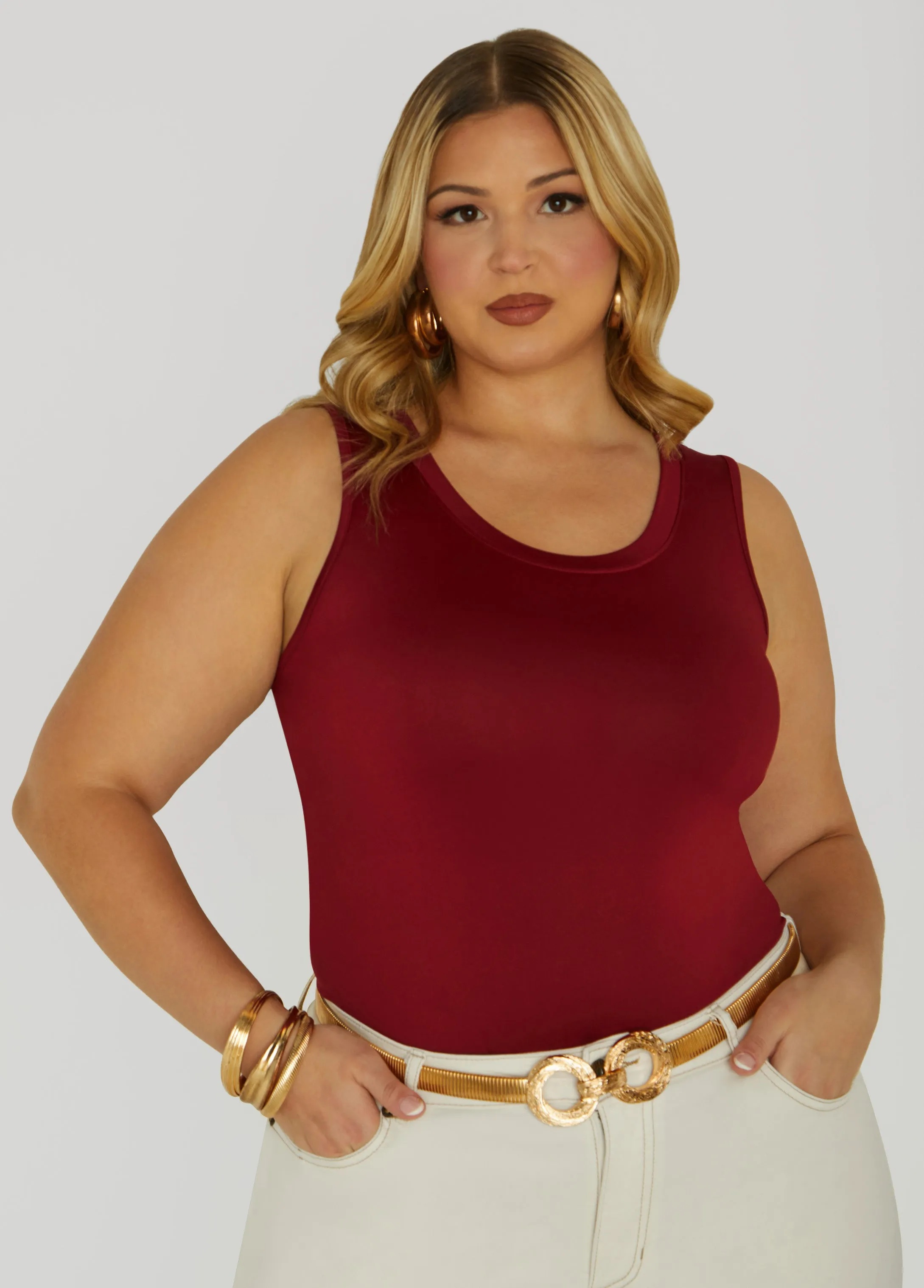 The Basic Cami Top sold by Ashley Stewart product image thumbnail 5