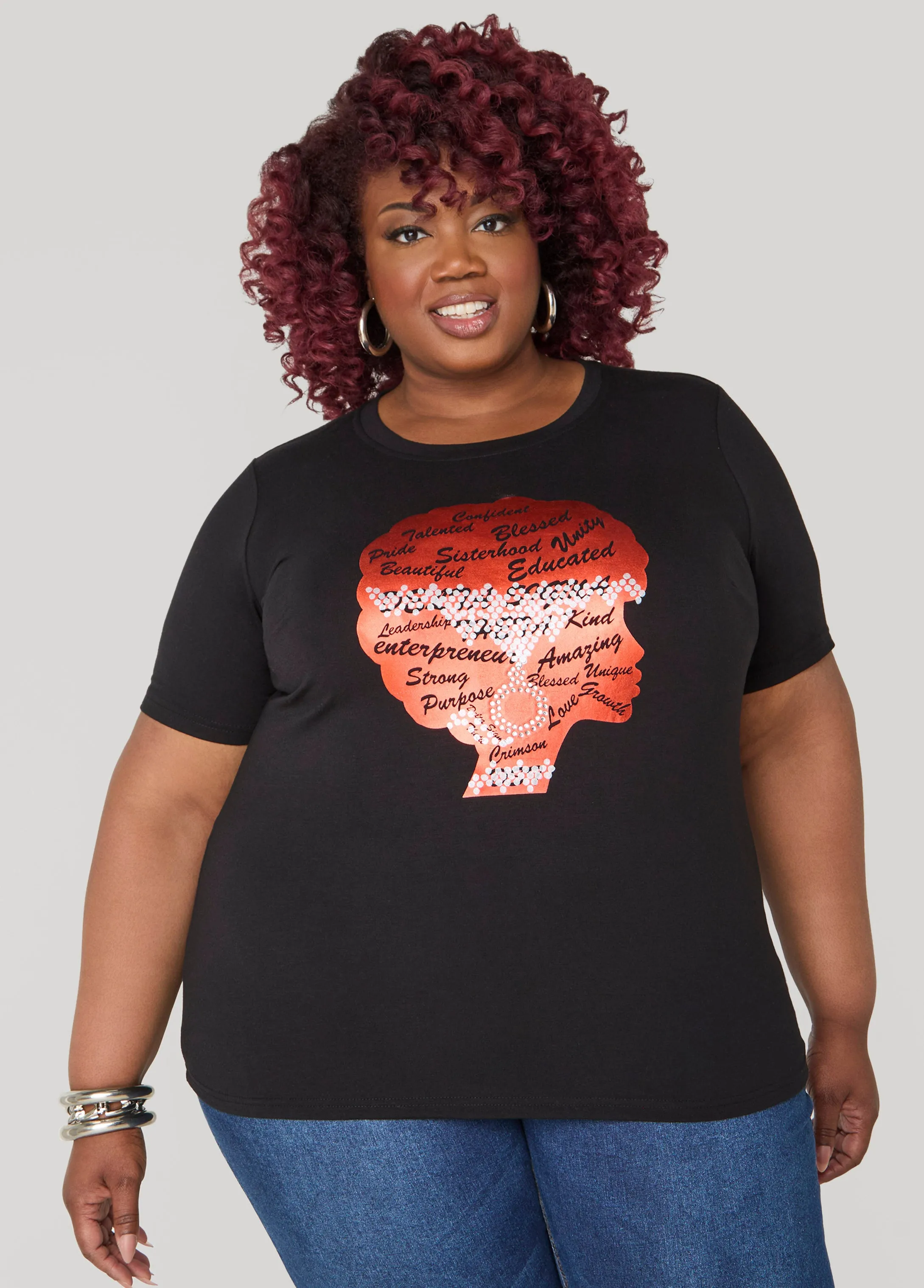 Crown Graphic Tee sold by Ashley Stewart