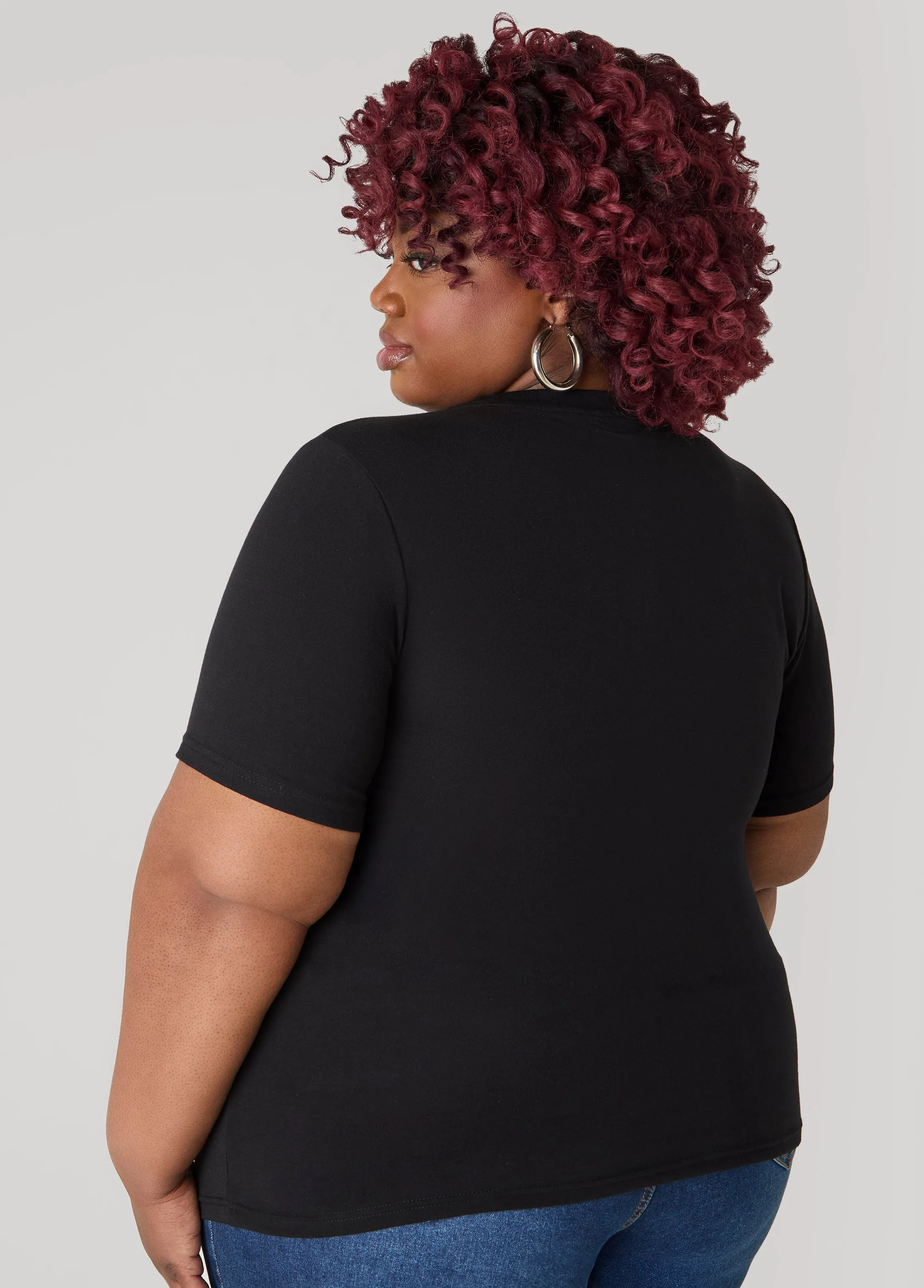 Crown Graphic Tee sold by Ashley Stewart product image thumbnail 2