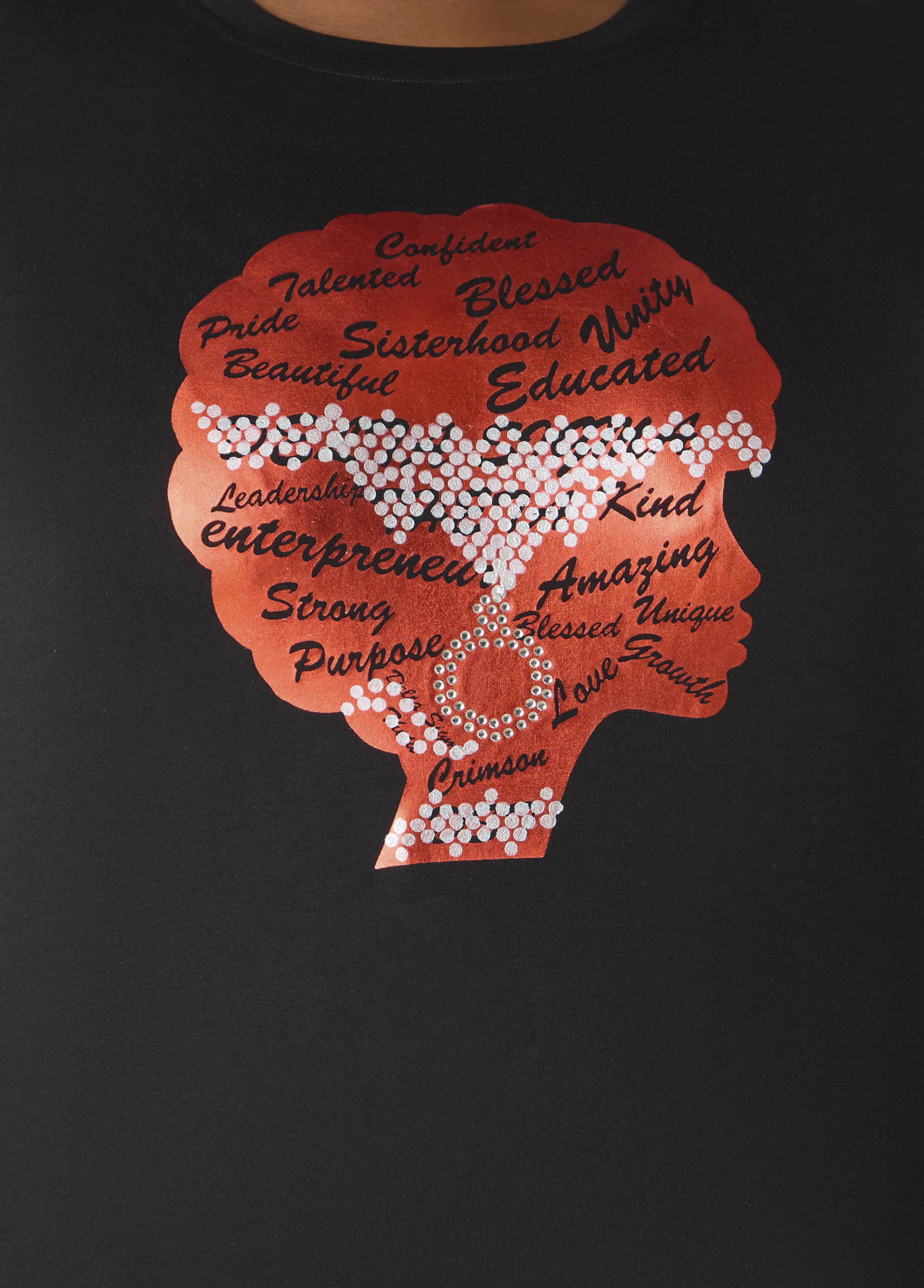 Crown Graphic Tee sold by Ashley Stewart product image thumbnail 4