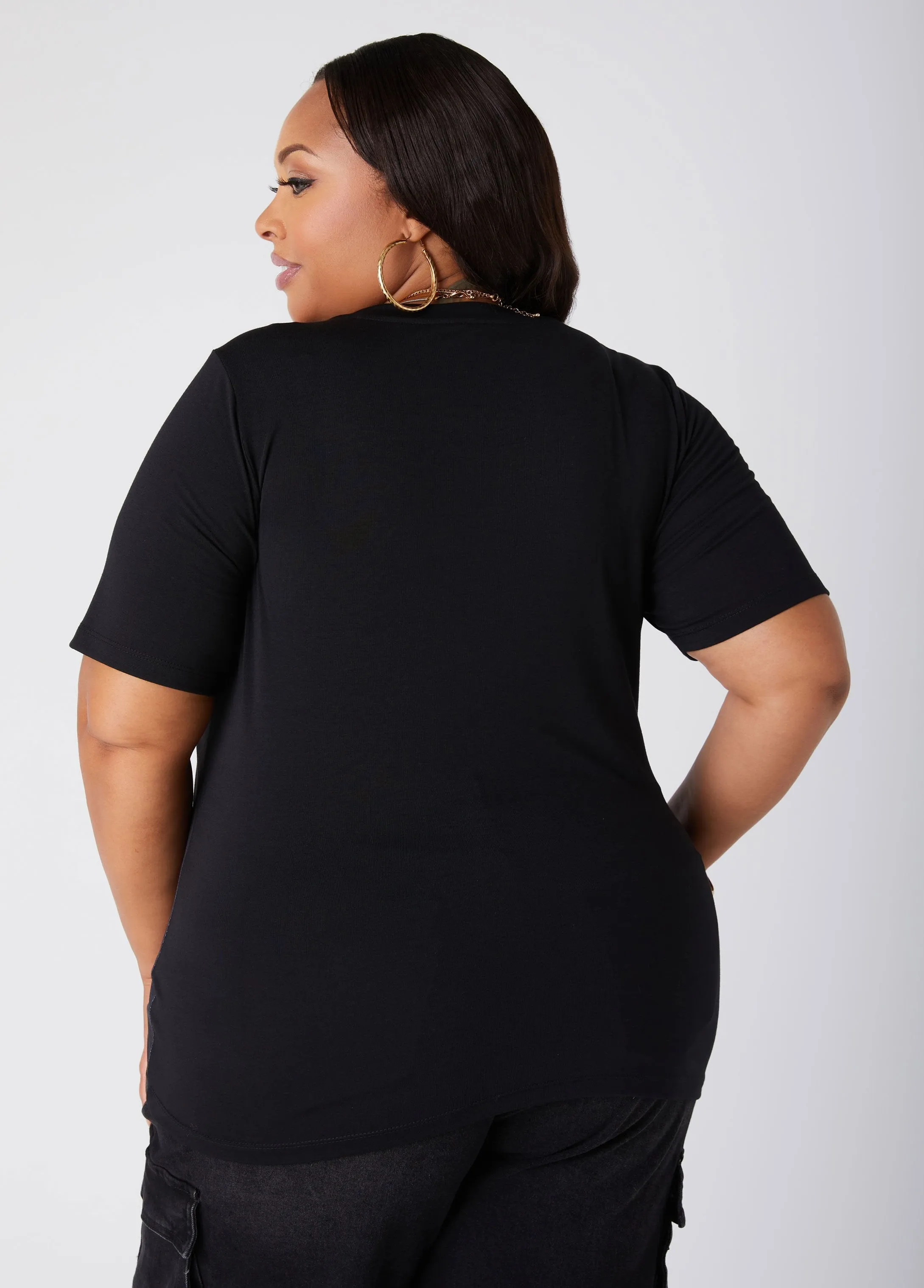 Portrait Graphic Tee sold by Ashley Stewart product image thumbnail 2