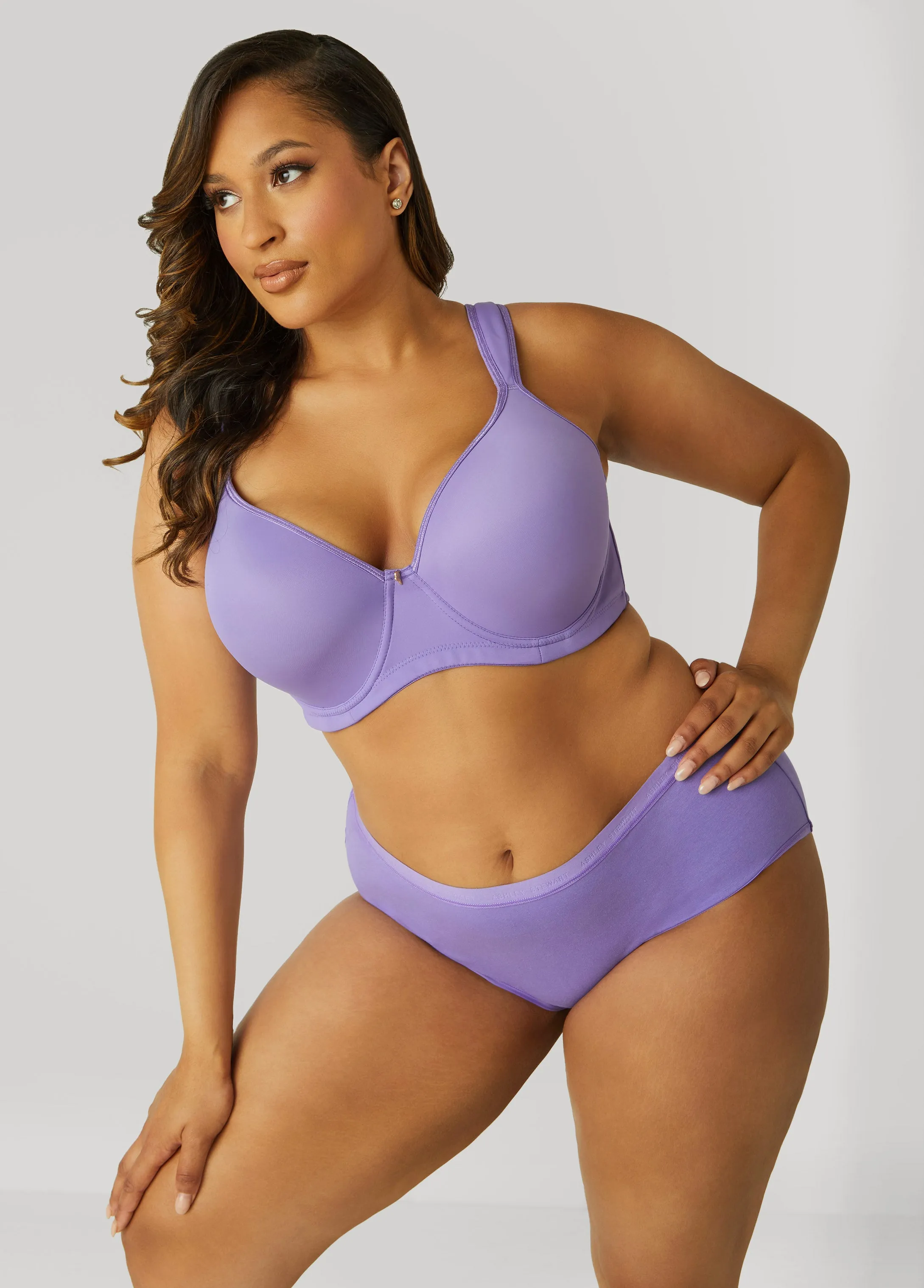Butterfly Embellished Plunge Butterfly Bra sold by Ashley Stewart product image thumbnail 3