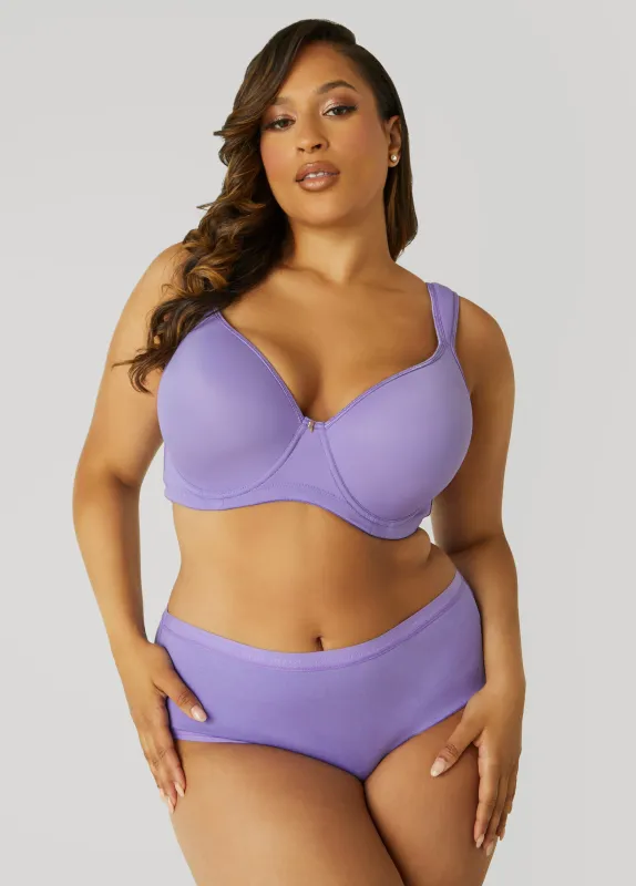 Butterfly Embellished Plunge Butterfly Bra sold by Ashley Stewart