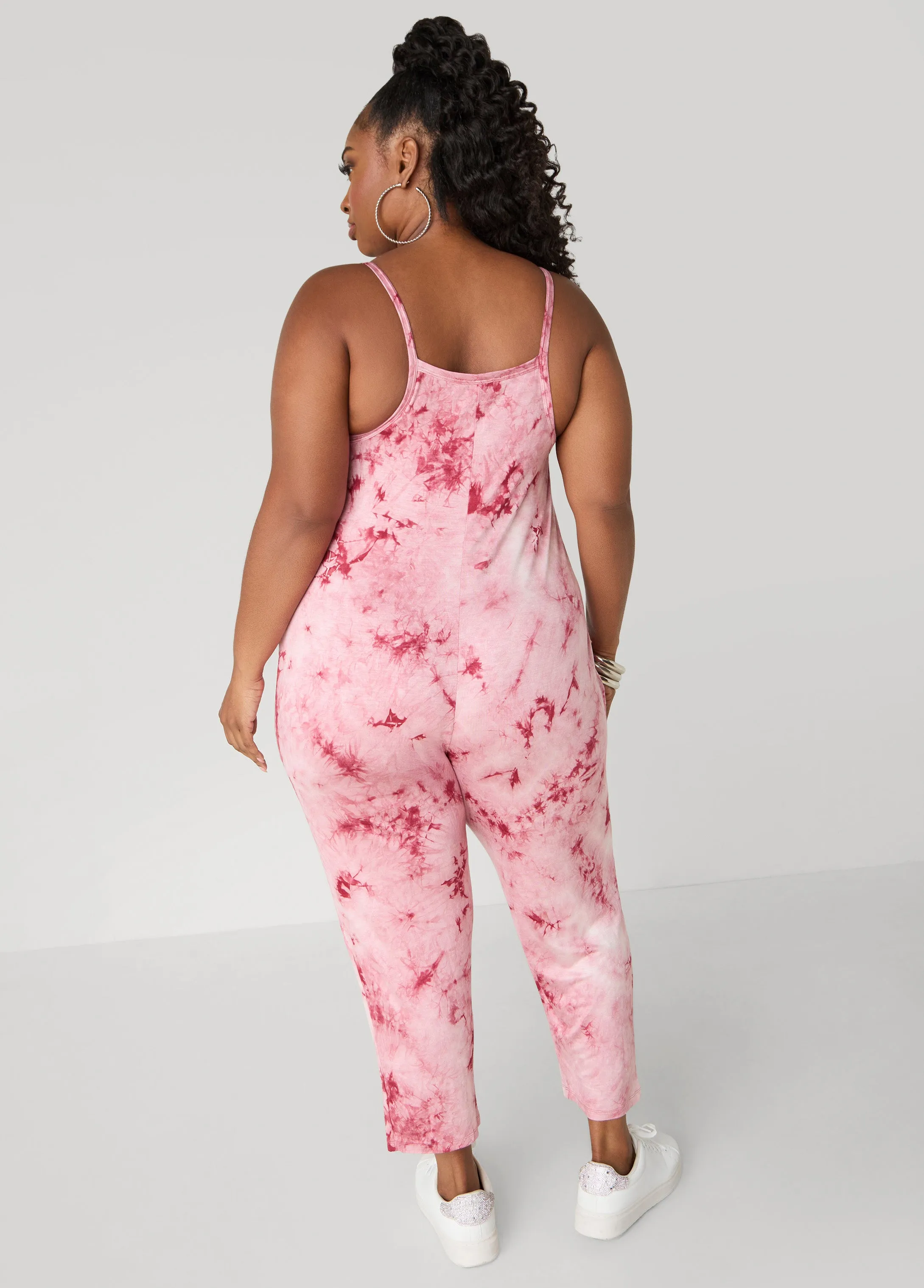 Tie Dyed Jersey Jumpsuit sold by Ashley Stewart product image thumbnail 5