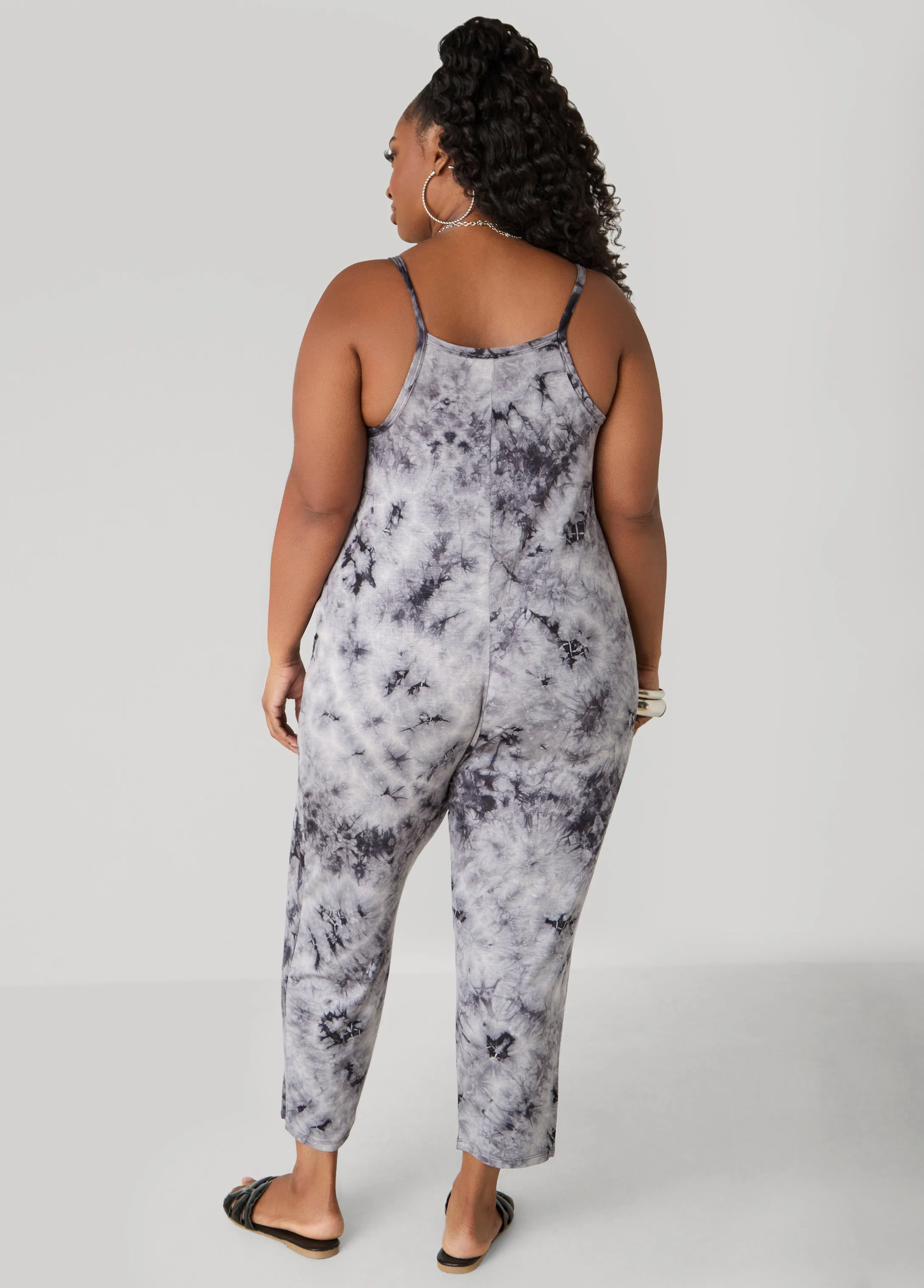 Tie Dyed Jersey Jumpsuit sold by Ashley Stewart product image thumbnail 2